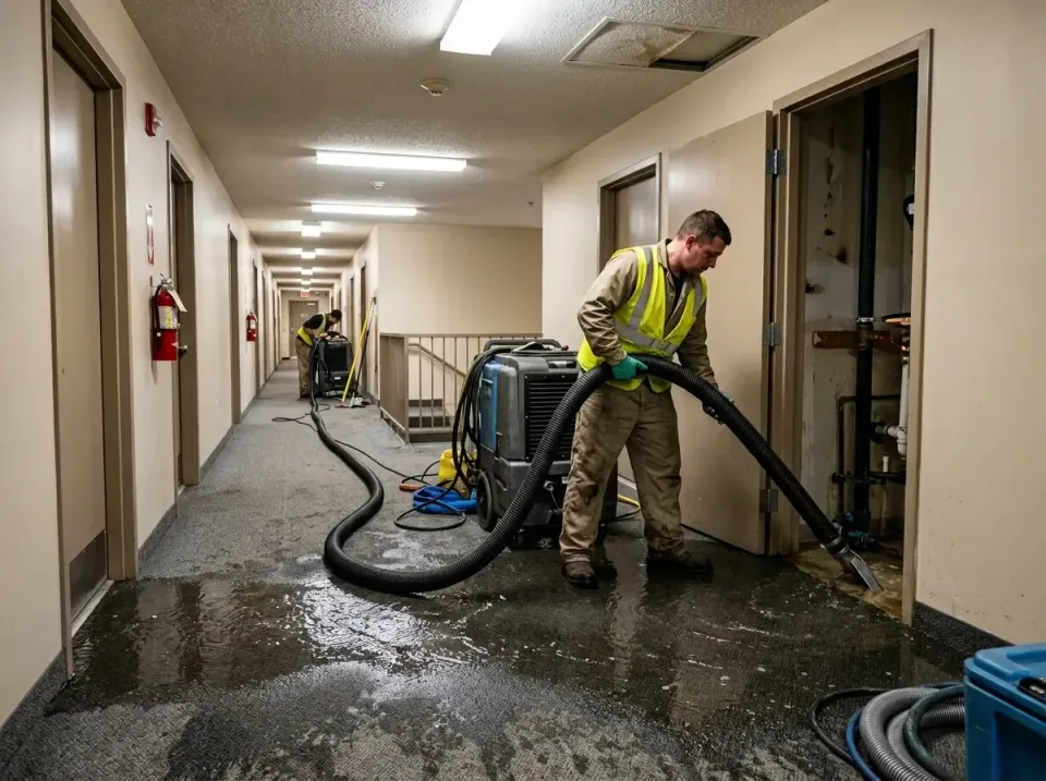 multi-unit-apartment-hallway-f-005 — frequently asked questions, Emergency Burst Pipe Water Extraction & Removal in Cactus,…